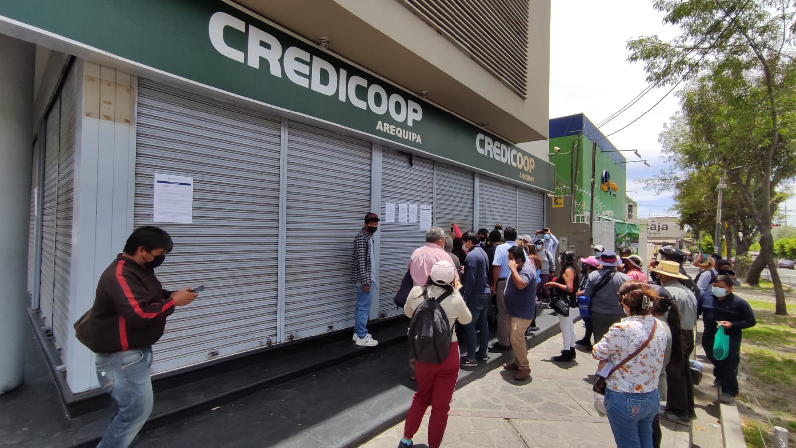 Foto de fachada de Credicoop en Arequipa| Hba Noticias