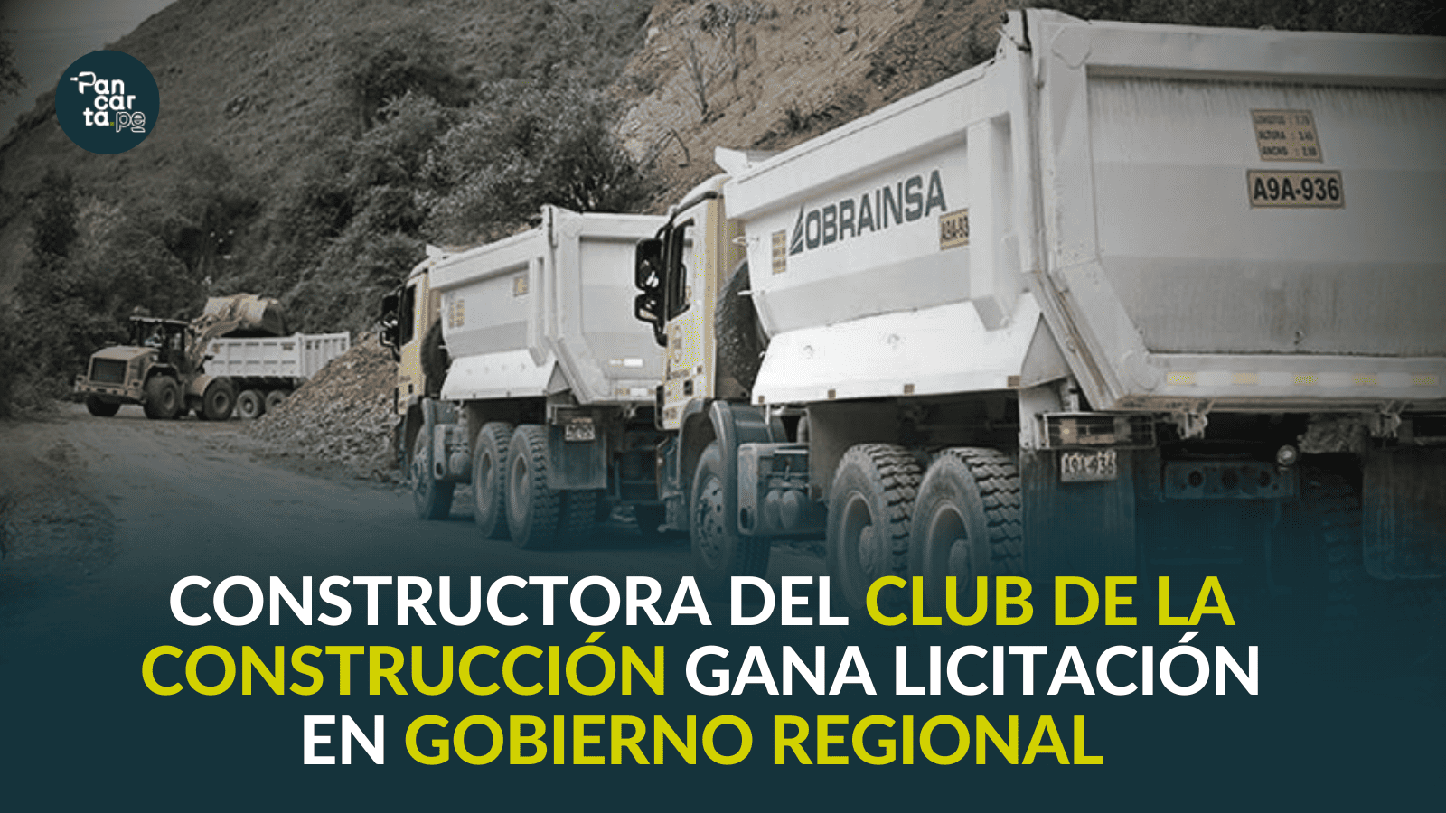 Obrainsa gana obra de carretera Cabreria por S/ 176 millones