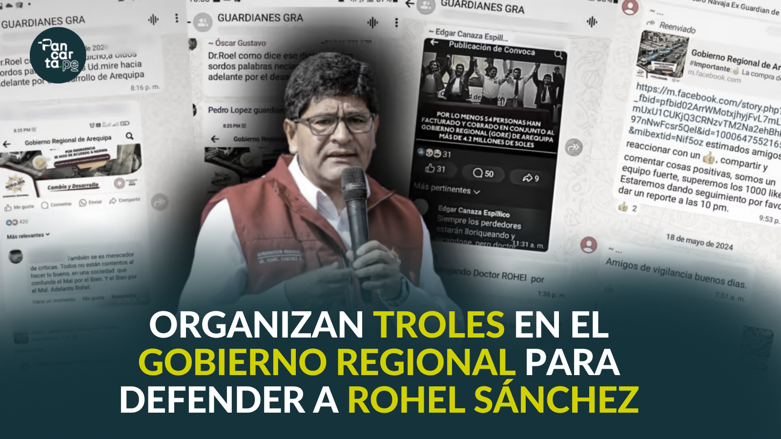 El grupo de troles del Gobierno Regional de Arequipa