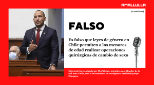 Es falso que leyes de género en Chile permitan a menores hacerse operaciones quirúrgicas de cambio de sexo