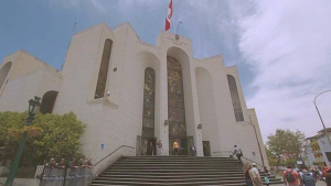 Fachada del Poder Judicial de la ciudad de Arequipa
