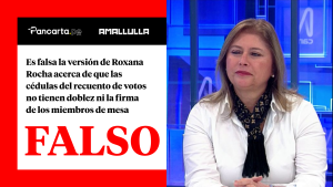 Red AmaLlulla, fact checking Perú, desinformación electoral, Roxana Rocha, Jurado Nacional de Elecciones, cédulas de sufragio, elecciones 2026 Perú